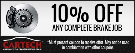 10% Off Any Complete Brake Job